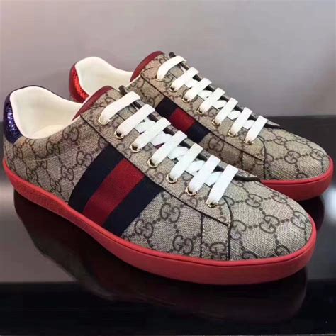 gucci red shoes mens|red Gucci shoes price.